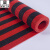 洛楚（Luxchic）S型镂空红黑双色5.5MM厚1.2米宽x15米长 加厚加密实心网眼地毯地垫pvc厨房浴室防水防滑垫
