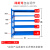 豫选工品 货架仓储仓库置物架多层多功能展示架加厚自由组合多功能架中型 200*60*200cm*5层副架承重500KG/层