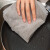者也 清洁抹布 加厚加大快速吸水高效擦灰物业保洁洗车毛巾 灰色6条装30*30CM