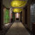 欧普锐新中式树叶吊灯个性会所美容院走廊过道创意卧室吸顶叶子布 60CM-吊灯款黄色