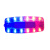 上柯 B2553 充电LED红蓝爆闪肩灯信号灯安全警示灯 可定制