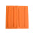 橙央 盲道砖橡胶 pvc安全盲道板 防滑导向地贴 30cm盲人指路砖 30*30CM黄色点状