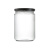 萝塑罐头瓶玻璃空瓶食品级圆形玻璃瓶黄桃罐头瓶空瓶带盖可蒸番茄酱辣 零售圆瓶3只350ml+泡沫包装