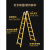 梯子家用安全加厚折叠关节梯多功能铁管梯子伸缩阁楼方管工程梯 镀锌加厚方管：3-6米
