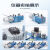 力辰科技旋片式真空泵实验室抽气工业小型油泵双级汽车空调抽空泵 LC-VRD-H24型（380V） 高速泵