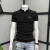 GGXG2022年夏季新款POLO衫男士翻领短袖T恤大码休闲潮流刺绣修身上衣 黑色 M85-105