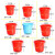 张氏艺佳 塑料清洁提水桶多功能水桶储水桶清洁桶 40号带盖 
