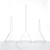 玻璃漏斗长颈40607590100120150mm实验室标准短管三角漏斗 长管120mm 高硼硅玻璃
