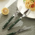 舍里法式风西餐刀叉勺甜品叉勺汤勺高颜值意面叉不锈钢牛排刀 主餐刀-绿色