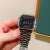卡西欧（CASIO） 学生运动电子表经典复古款方块男款不锈钢石英手表开学推荐送礼 黑银A168WEM-1