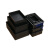 塑料防静电托盘长方形方盘加厚元件盒物料盒零件盒工具周转箱黑色 14号方盘 530*365*43mm