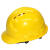 君吻适用安全帽工地男国标加厚bs透气头盔建筑工程施工领导头帽定制印字 黄色透气国标款