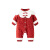 G.DUCKKIDS婴儿拜年服连体衣女宝宝过年衣服冬装加绒红色哈衣新年装周岁礼服 LH-D10712 礼盒款 66cm