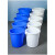 大号圆形垃圾桶户外环卫工业加厚垃圾桶商用食堂厨房专用垃圾桶 100升桶(带盖)白色