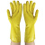 牌工业乳胶手套加厚牛筋橡胶洗碗家务防水清洁手套5双 10双可以混尺码 M