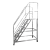适用于铝合金焊接梯定制跨过线梯工业踏步梯移动式登高梯拆卸踏步扶手梯 定制样式尺寸专拍（铝合金
