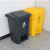 垃圾桶  脚踏式垃圾桶带盖废物厨房卫生间大号商用脚踩垃圾桶MSY 30升灰加厚