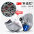3M7772舒适型防尘面罩防尘面具防工业粉尘煤矿口罩 1个