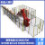 上海无缝卡扣车间隔离网仓库隔断网机器人围栏自动化设备安全防护 高1.5*2.5米含1根立柱