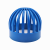 PVC管道透气帽海鲜池管道溢流网罩海鲜缸配件防护网罩鱼缸半球帽 110半球帽(内径110毫米