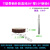 T型带柄百叶磨头 百叶轮 砂纸轮 打磨抛光轮 千叶轮 电磨磨头 活轴30*10*6mm柄100个价