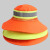 夏季透气网眼遮阳环卫帽橘黄色大帽檐物业保洁清洁防晒工作太阳帽 环卫帽：橘色普通款
