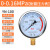 仪表不锈钢耐震压力表yn100油压液压表1.6mpa带油气压表 0-0.16MPA=1.6公斤 M20*1.5