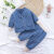 迪士尼（Disney）男女儿童秋冬套装加厚中小童宝宝棉服袄保暖睡衣长袖家居服两件套 黄色 80 身高70-80厘米10个月以内