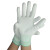 薄款手套劳保工作耐磨尼龙涂指涂掌手套浸胶涂胶透气手套 白色涂指(12双装) S