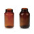 500mL棕色丝口黑盖试剂瓶密封瓶实验室取样瓶玻璃瓶螺纹口广口瓶 DA334A黑盖+本膜白胶垫 8套/包