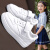 安誻童鞋儿童小白鞋2023新款秋季运动鞋中大童板鞋女童男童小 t23 白色 30码