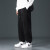 B-22休闲裤子男春季运动卫长裤美式学生韩版潮流束脚宽松加绒款男装 2399黑色（双面绒-有拉链） XL