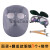 水木风翻盖款电焊面罩全脸头戴式焊帽工用品装备灰色塑料眼镜烧焊防护罩 塑料面罩+2个翻盖眼镜+头戴绳