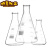申玻玻璃三角烧杯烧瓶125/250/500ml锥形刻度烧杯量杯加厚耐高温 2000ml