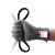儿童防割手套幼儿园小学生木工防护工具DIY安全劳防木工手套 款黑色含钢丝 均码