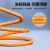  山泽 七类双屏蔽网线 低烟无卤无氧铜箱线 CAT7类工程万兆网络宽带线 50米/轴 橙色 SFTP-7050