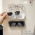琉滋放眼镜的架子创意眼镜收纳架壁挂太阳镜墨镜收纳盒眼睛镜框防 新款壁挂眼镜盒(白色)一个装