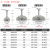 工矿灯弯灯吊灯吸顶灯80W100WBCD灯罩 飞碟款200型40WLED一体式