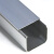 DS 铝合金方线槽 60*50mm 壁厚0.8mm 1米/根 外盖明装方形自粘地面