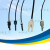 工厂供AVAGO高塑料光纤连接器ABB高低压变频器逆变器光纤接头 HFBR4535Z灰色