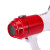 雷公王CR-82喊话器50W大功率可充电高音喇叭扬声器警报扩音喇叭 红白色官方标配+2600毫安锂电池