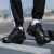美津浓（MIZUNO）跑步鞋男鞋女鞋 春夏新款官方RACER S训练跑鞋休闲网面透气运动鞋 黑色/金属灰/RACER S 36 (内长225mm)