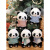 渔多恋仿真小熊猫玩偶成都纪念品女孩儿童抱睡毛绒玩具熊猫公仔娃娃 熊猫 红卫衣 25厘-米龙年礼袋