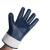 浸胶耐油挂手套蓝大口耐用防油蓝丁腈帆布作业加厚 黄色浸塑手套(10双) XL