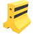交通隔离墩 塑料人车分流隔离栏 水泥墩路障道路警示马路隔离墩护 红色黄膜(PVC)