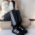 阿迪达斯 （adidas）三叶草男女运动鞋SUPERSTAR贝壳头防滑耐磨减震低帮休闲鞋板鞋 IG9777黑色 35.5
