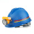 Golmud煤矿专用井下安全帽776 带头灯透气矿工安全帽定 776蓝色