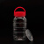 适用1000G蜂蜜瓶塑料瓶子2斤装pet密封罐1千克加厚包装蜜糖桶 2斤方红手提  1件130个带内盖