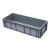 物流箱 加厚超长塑料箱 长方形周转箱 养殖箱 收纳箱 皮带箱 1200*400*230mm（灰色） PP料材质