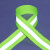 衣服反光条带夜跑布条贴带警示标识服夜光学生荧光反光布反光织带 荧光绿100米